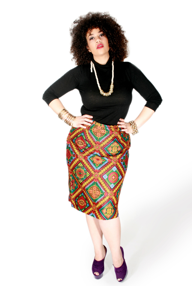 Women Full figured african
